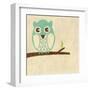 Best Friends - Owl-Chariklia Zarris-Framed Art Print