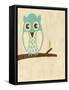 Best Friends - Owl-Chariklia Zarris-Framed Stretched Canvas