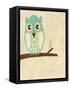 Best Friends - Owl-Chariklia Zarris-Framed Stretched Canvas