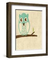 Best Friends - Owl-Chariklia Zarris-Framed Art Print