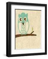 Best Friends - Owl-Chariklia Zarris-Framed Art Print