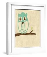 Best Friends - Owl-Chariklia Zarris-Framed Art Print