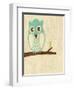 Best Friends - Owl-Chariklia Zarris-Framed Art Print