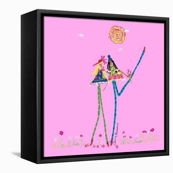 Best Friends-Caroline Benchétrit-Framed Stretched Canvas