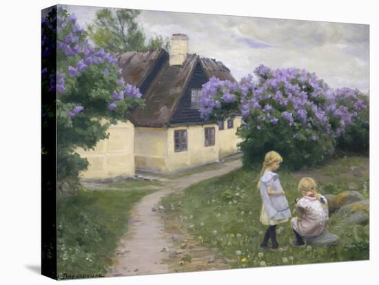 Best Friends-Hans Brendekilde-Stretched Canvas