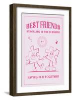 Best Friends-Oju Design-Framed Giclee Print