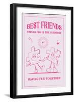 Best Friends-Oju Design-Framed Giclee Print