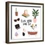 Best Life-Kyra Brown-Framed Art Print