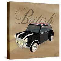 Best of British Black Mini-Dominique Vari-Stretched Canvas