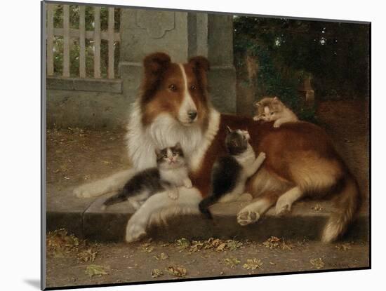 Best of Friends, 1906-Wilhelm Schwar-Mounted Giclee Print