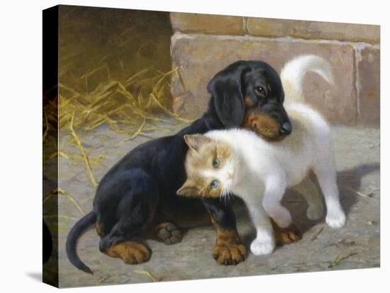 Best of Friends-Heinrich Sperling-Stretched Canvas