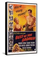 Best of the Badmen, from Left: Claire Trevor, Robert Ryan, 1951-null-Framed Stretched Canvas