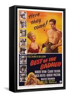 Best of the Badmen, from Left: Claire Trevor, Robert Ryan, 1951-null-Framed Stretched Canvas