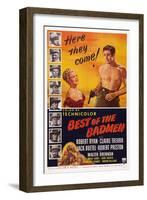 Best of the Badmen, from Left: Claire Trevor, Robert Ryan, 1951-null-Framed Art Print