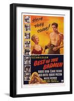 Best of the Badmen, from Left: Claire Trevor, Robert Ryan, 1951-null-Framed Art Print