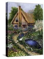 Best Old Cottage-Bonnie B. Cook-Stretched Canvas