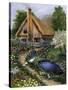 Best Old Cottage-Bonnie B. Cook-Stretched Canvas