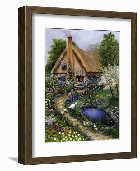 Best Old Cottage-Bonnie B. Cook-Framed Giclee Print