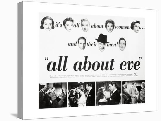 Best Performance, 1950 "All About Eve" Directed by Joseph L. Mankiewicz-null-Stretched Canvas