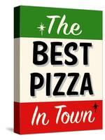 Best Pizza Stripe-Retroplanet-Stretched Canvas