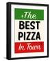 Best Pizza Stripe-Retroplanet-Framed Giclee Print