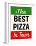 Best Pizza Stripe-Retroplanet-Framed Giclee Print