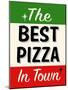 Best Pizza Stripe-Retroplanet-Mounted Giclee Print