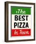 Best Pizza Stripe-Retroplanet-Framed Giclee Print