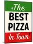 Best Pizza Stripe-Retroplanet-Mounted Giclee Print