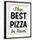 Best Pizza Wavy Border-Retroplanet-Framed Giclee Print