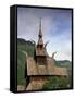 Best Preserved 12th Century Stave Church in Norway, Borgund Stave Church, Western Fjords, Norway-Gavin Hellier-Framed Stretched Canvas