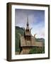 Best Preserved 12th Century Stave Church in Norway, Borgund Stave Church, Western Fjords, Norway-Gavin Hellier-Framed Photographic Print