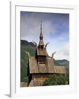 Best Preserved 12th Century Stave Church in Norway, Borgund Stave Church, Western Fjords, Norway-Gavin Hellier-Framed Photographic Print