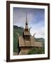 Best Preserved 12th Century Stave Church in Norway, Borgund Stave Church, Western Fjords, Norway-Gavin Hellier-Framed Photographic Print