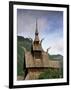 Best Preserved 12th Century Stave Church in Norway, Borgund Stave Church, Western Fjords, Norway-Gavin Hellier-Framed Photographic Print