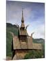 Best Preserved 12th Century Stave Church in Norway, Borgund Stave Church, Western Fjords, Norway-Gavin Hellier-Mounted Photographic Print