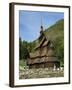 Best Preserved 12th Century Stave Church in Norway, Borgund Stave Church, Western Fjords, Norway-Gavin Hellier-Framed Photographic Print