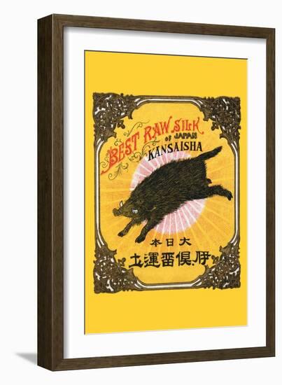 Best Raw Silk of Japan, Kansaisha-null-Framed Art Print