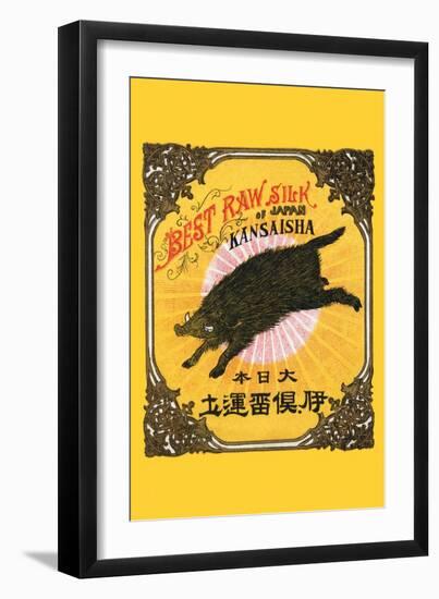 Best Raw Silk of Japan, Kansaisha-null-Framed Art Print