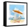 Best Seat in the House!-Mary Escobedo-Framed Stretched Canvas