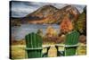 Best Seats in Acadia National Park, Maine-George Oze-Stretched Canvas