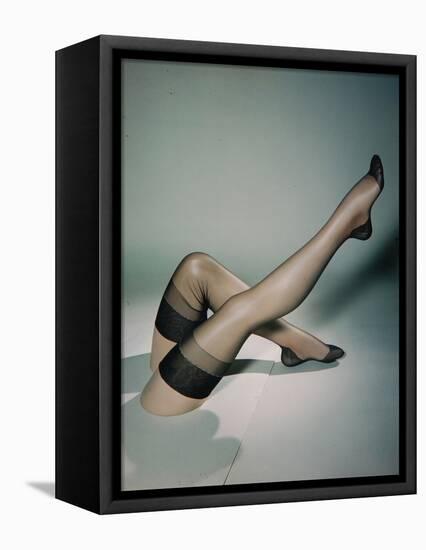 Best Selling Christmas Gifts - Lace Stockings-Nina Leen-Framed Stretched Canvas