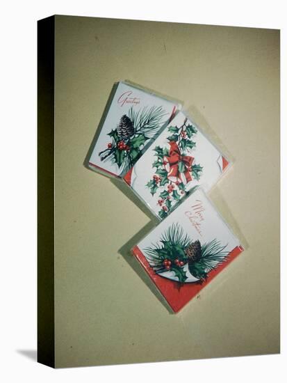 Best Selling Christmas Gifts - Napkins and Cards-Nina Leen-Stretched Canvas