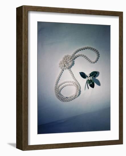 Best Selling Christmas Gifts - Pearl Necklace-Nina Leen-Framed Photographic Print