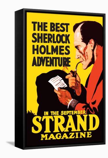 Best Sherlock Holmes Adventure-null-Framed Stretched Canvas