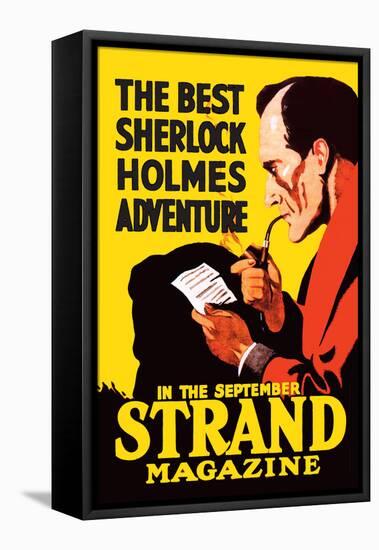 Best Sherlock Holmes Adventure-null-Framed Stretched Canvas