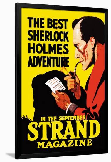 Best Sherlock Holmes Adventure-null-Framed Art Print