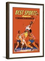 Best Sports Magazine: Basketball-null-Framed Art Print