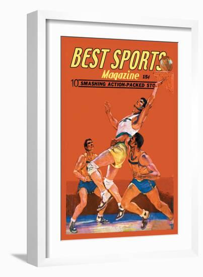 Best Sports Magazine: Basketball-null-Framed Art Print