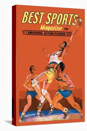 Best Sports Magazine: Basketball-null-Stretched Canvas